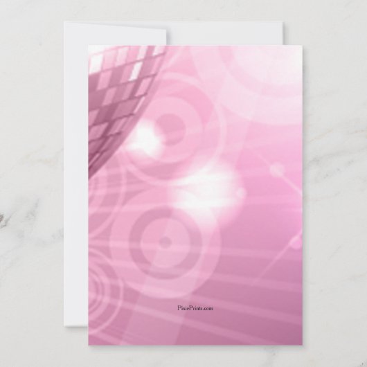 Prom Night Invitations Kaart (Achterkant)