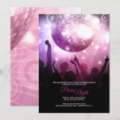 Prom Night Invitations Kaart (Voorkant / Achterkant)