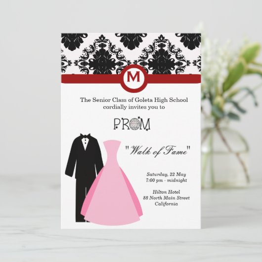 Prom Night Kaart (Staand voorkant)