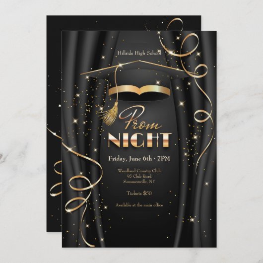Prom Night Kaart (Voorkant / Achterkant)