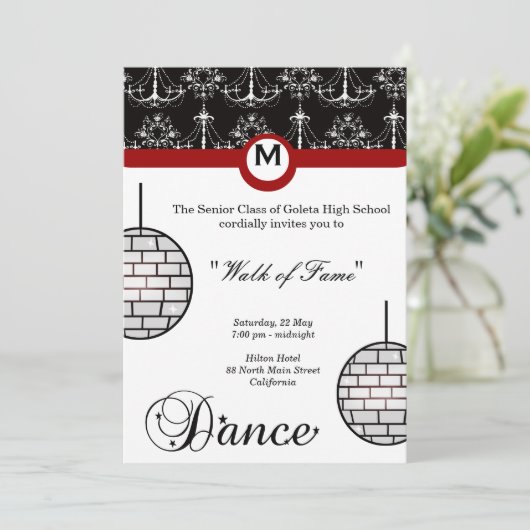 Prom Night Kaart (Staand voorkant)