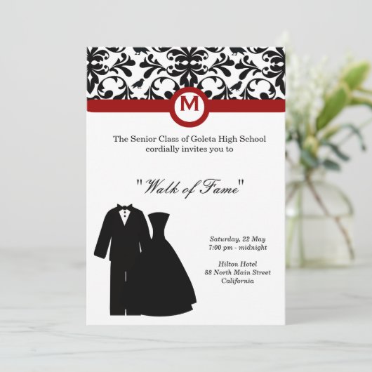 Prom Night Kaart (Staand voorkant)