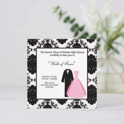 Prom Night Kaart (Staand voorkant)