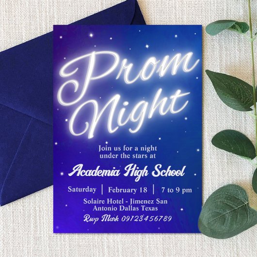 Prom Night - Onder de sterren  Kaart