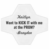 Prom- of HOCO-voorstel Cute Funny Promposal Idea Voetbal (Enkel)