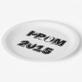 Prom papieren borden 2015 bordje (Gekanteld)