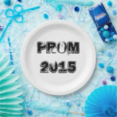 Prom papieren borden 2015 papieren bordje (Feest)