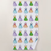 Prom Party Dresses Retro  Mode Strandlaken (Voorkant)