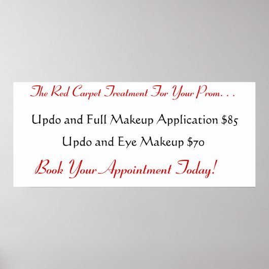 Prom-Poster Poster (Voorkant)