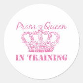 Prom Queen in training Sticker (Voorkant)