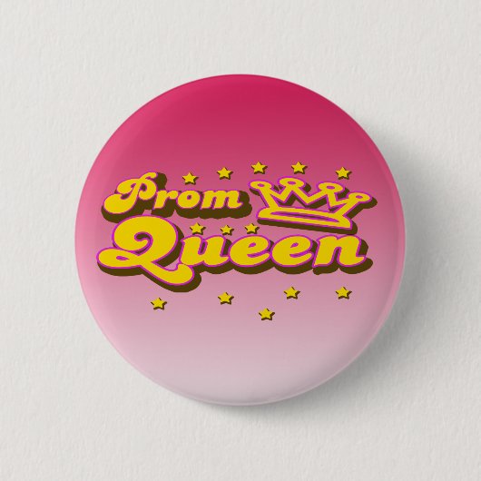 Prom Queen Ronde Button 5,7 Cm (Voorkant)