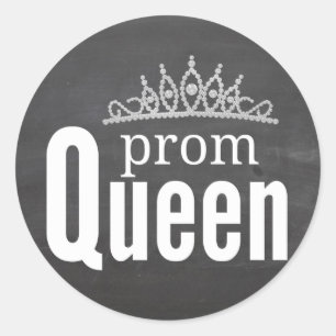 Prom Queen Ronde Sticker