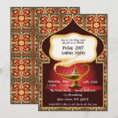 Prom Senior-Junior, Arabisch, rood & goud_Julieth  Kaart (Voorkant / Achterkant)