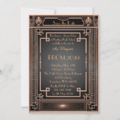 Prom Senior-Junior, white Gold Geometric Emperor Kaart (Voorkant)