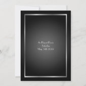 Prom Senior-Junior, white Gold Geometric Emperor Kaart (Achterkant)