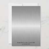 Prom Senior-Junior, zwart maskerade masker Kaart (Achterkant)