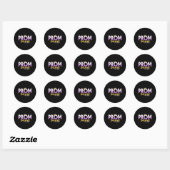 Prom Squad 2023 Prom Afstuderen Py Proud Moeder Ronde Sticker (Vel)