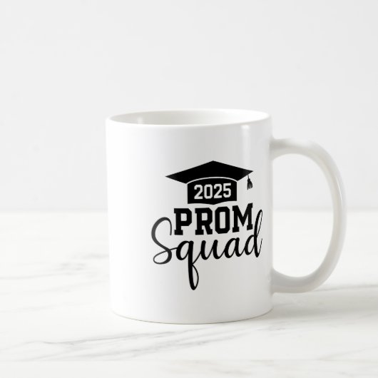 Prom Squad 2025 Grappig Afstuderen Prom CL van 202 Koffiemok (Rechts)