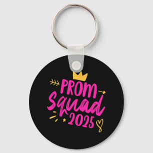 Prom Squad 2025 Queen School Afstuderen Senior vr Sleutelhanger