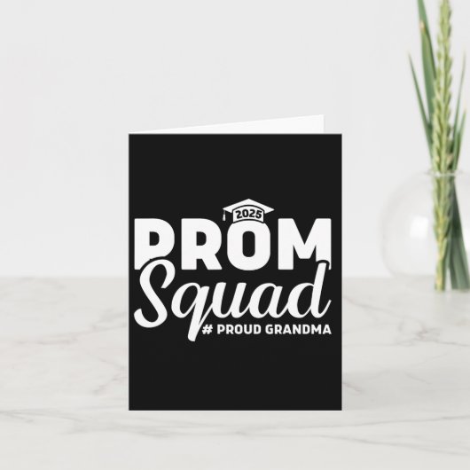 Prom Squad 2025 Trotse Oma Afstuderen Prom CL van Kaart (Voorkant)