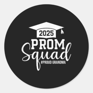 Prom Squad 2025 Trotse Oma Afstuderen Prom CL van Ronde Sticker