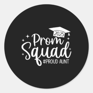 Prom Squad 2025 Trotse Tante Afstuderen Prom CL va Ronde Sticker