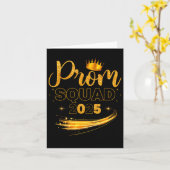 Prom Squad Afstuderen CL van de partij 2025 Matchi Kaart (Gele Bloem)