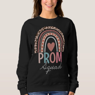 Prom Squad Matching Party for Group Prom Rainbow Trui
