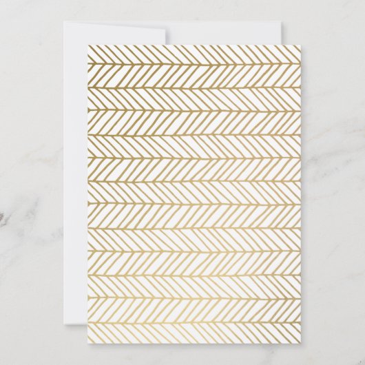 Prom-uitnodiging, Gold Script Senior Prom Kaart (Achterkant)