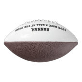 Promeisje American Football (Gedraaid 90)
