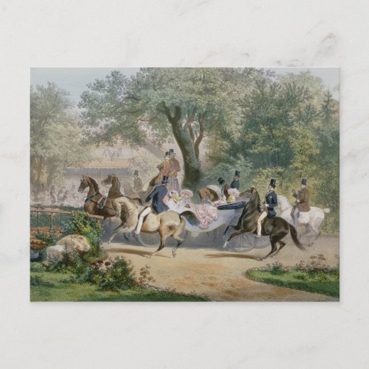 Promenade au Bois Briefkaart (Voorkant)