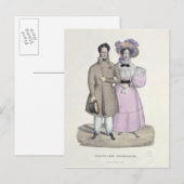 Promenade Bourgeoise Briefkaart (Voorkant / Achterkant)