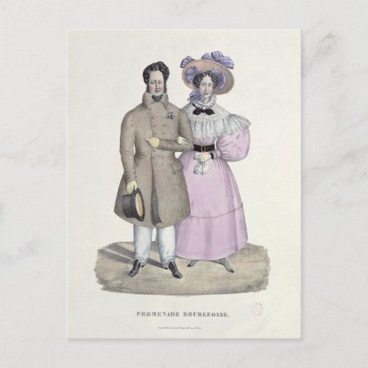 Promenade Bourgeoise Briefkaart (Voorkant)
