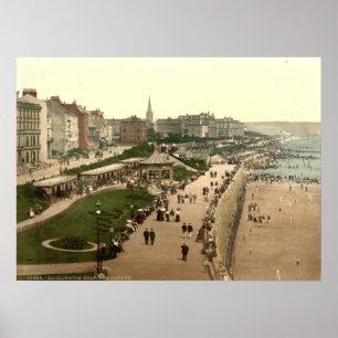 Promenade, Bridlington, Yorkshire, Engeland Poster