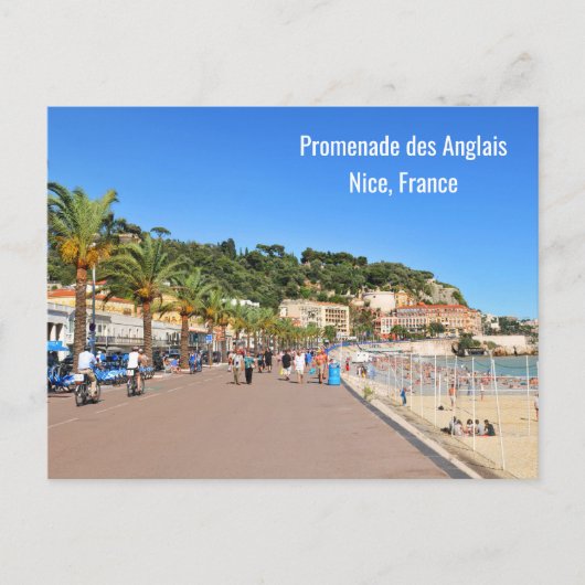 Promenade des Anglais Briefkaart (Voorkant)