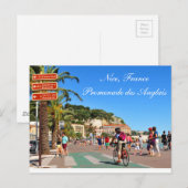 Promenade des Anglais Briefkaart (Voorkant / Achterkant)