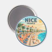 Promenade des Anglais Frankrijk Magneet (Voorkant / Achterkant)
