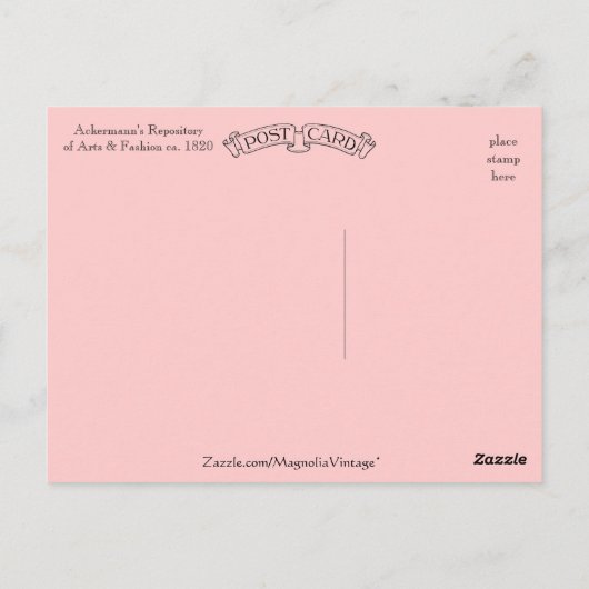 Promenade Dress Ackermann Repository Briefkaart (Achterkant)