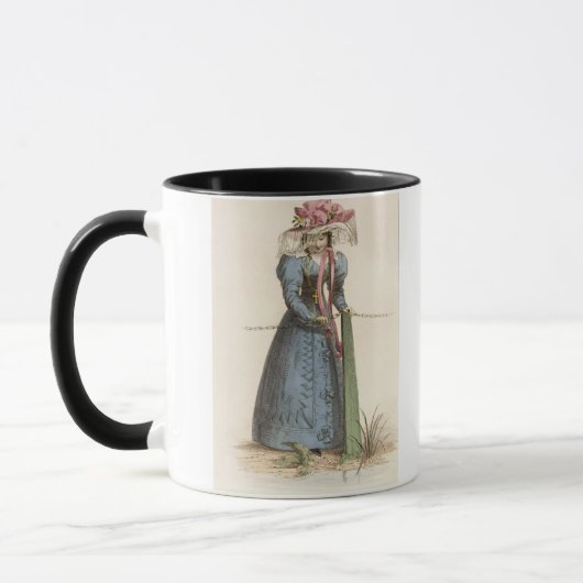 Promenade Dress, mode bord van Ackermann's Re Mok (Links)