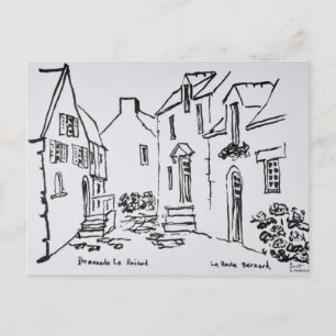 Promenade du Ruicard La Roche-Bernard, Bretagne Briefkaart
