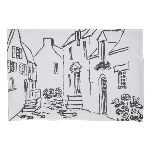 Promenade du Ruicard | La Roche-Bernard, Bretagne Kussensloop (Voorkant-Links)