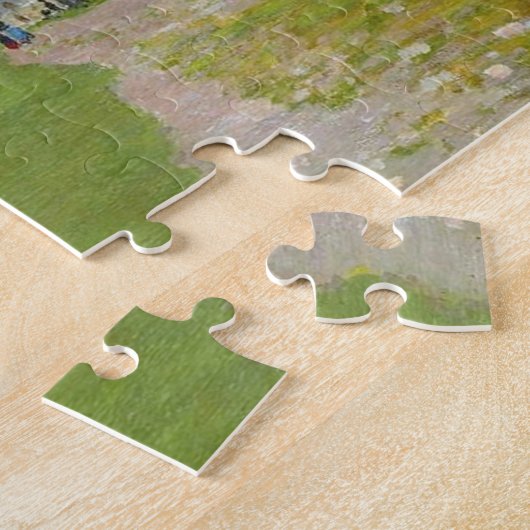 Promenade in Argenteuil Monet Fine Art Legpuzzel (Zijkant)