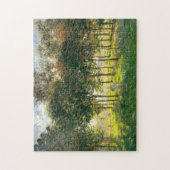 Promenade in Argenteuil Soleil Couchant Monet Fine Legpuzzel (Verticaal)