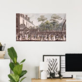 Promenade in de Turkse tuin Poster (Thuiskantoor)