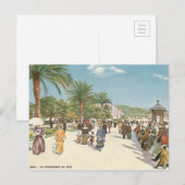 Promenade in Nice Briefkaart (Voorkant / Achterkant)