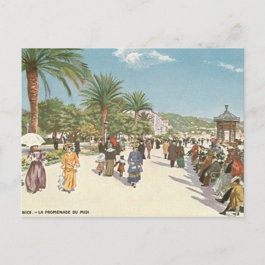 Promenade in Nice Briefkaart (Voorkant)