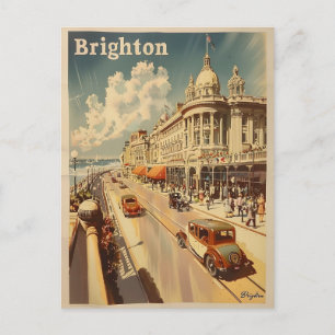  Promenade in Sunny Brighton Briefkaart