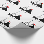 Promenade met honden cadeaupapier (Hoek)