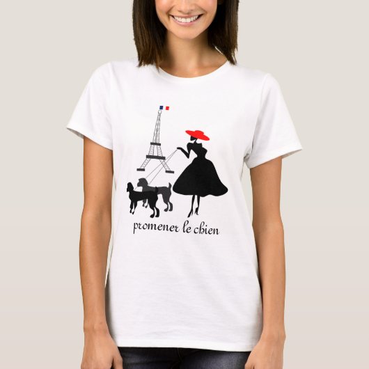 Promenade met honden t-shirt (Voorkant)