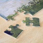 Promenade nabij Bridge of Argenteuil Monet Fine Ar Legpuzzel (Zijkant)